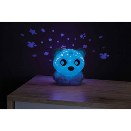 Usínací lampička medvídek s projektorem Playgro - zelená