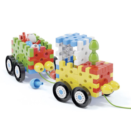 Quercetti Jumbo Peggy Vehicles – stavebnice pro nejmenší