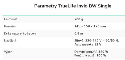 Ohřívač mléka a příkrmů Invio BW Single Truelife