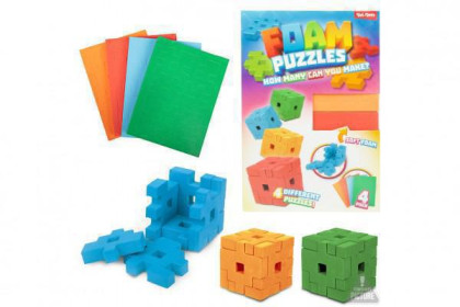 Stavebnice puzzle 3D pěnové kostka