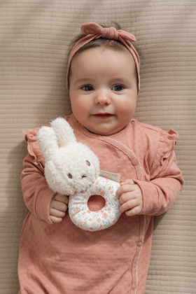 Chrastítko králíček Miffy Lucky Blossom Little Dutch
