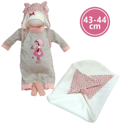 Obleček pro panenku miminko New Born velikosti 43-44 cm Llorens