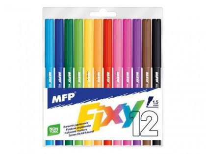Fixy barevné 12 ks 