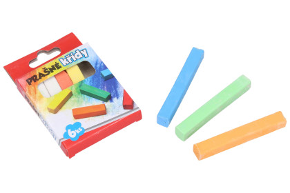 Křídy prašné 6 ks