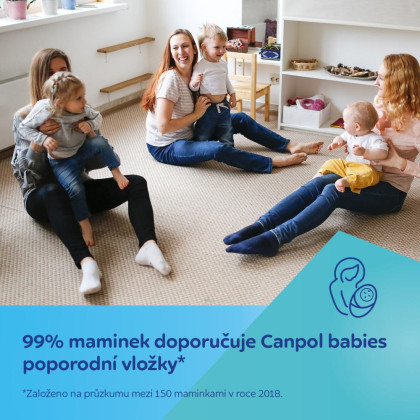 Vysoce absorbční tvarované vložky po porodu 10ks