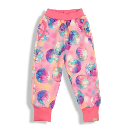 Dětské tepláky EasyFit Disko koule růžové Esito