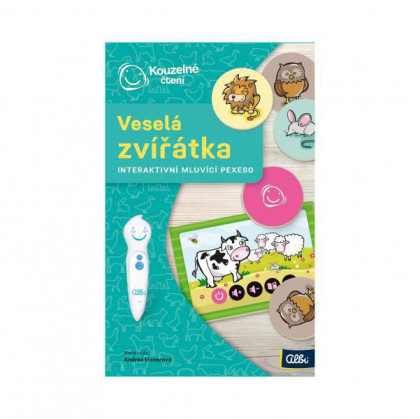 Kouzelné čtení Pexeso - Veselá zvířátka