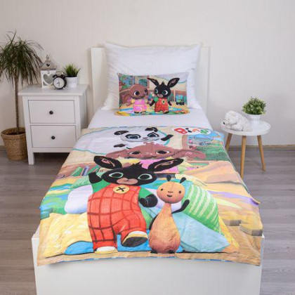 Povlečení do postýlky baby Králíček Bing "Tower" 100 x 135, 40 x 60 cm Jerry Fabrics
