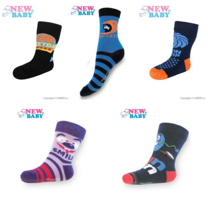 Dětské bavlněné ponožky New Baby Vel. 104 (3-4 r)