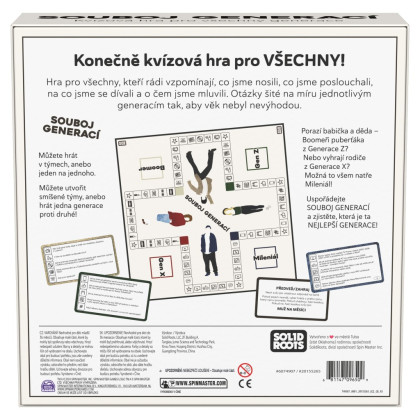 Společenská hra Souboj generací