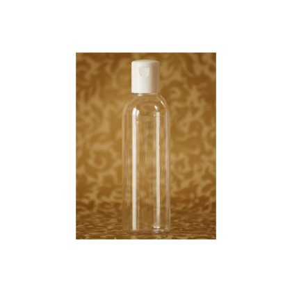 Plastová lahvička s odklápěcím uzávěrem čirá,100 ml