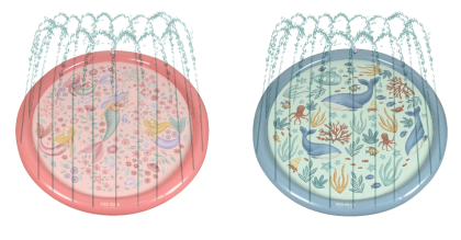 Stříkací hrací podložka Little Dutch