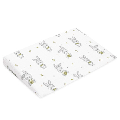 Mušelínový potah na kojenecký polštář - klín Standard 59 x 37 cm New Baby