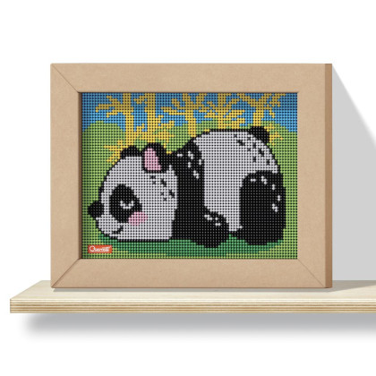 Quercetti Pixel Art 4 Kawaii Panda – mozaika z kolíčků