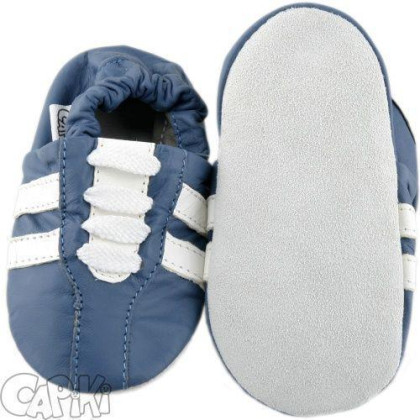 Kožené capáčky 2-3 roky (24/25) 16,6 cm Capiki