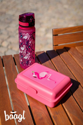 Tritanová láhev na pití Flamingo 500 ml Baagl