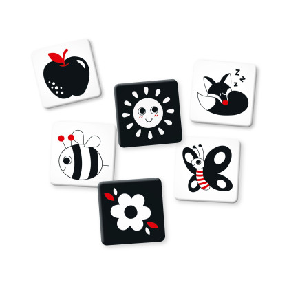 První hraní Kontrastní karty naučná hra Dino