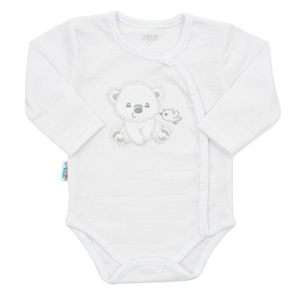 Kojenecká soupravička do porodnice New Baby Sweet Bear bílá