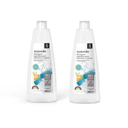 Dezinfekce a čištění láhví a dudlíků 500 ml 2 kusy Suavinex