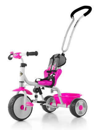 Dětská tříkolka se zvonkem Milly Mally Boby 2015 pink