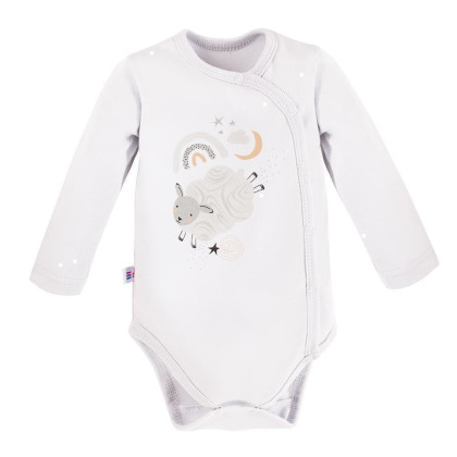 Zavinovací body Mellow s dlouhým rukávem bílé Eevi