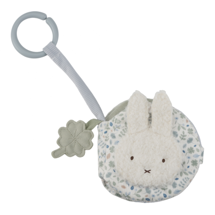Závěsná textilní knížka králíček Little Dutch Miffy Lucky Leaves