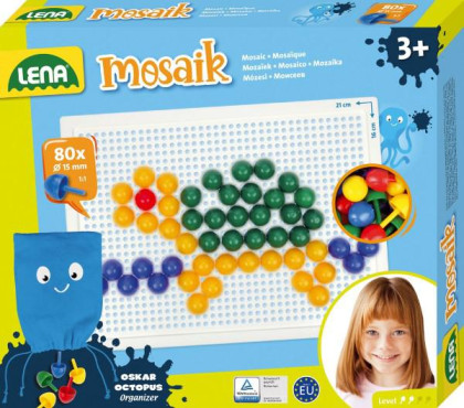 Mozaika klobouček 1,5cm hladký 80ks