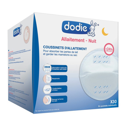 Dodie Tenké vložky do podprsenky - Noční (30 ks)