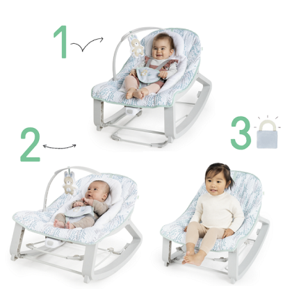 Houpátko vibrující 3v1 Keep Cozy Spruce 0m +, do 18 kg