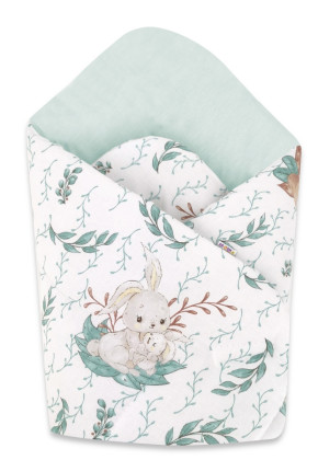 Novorozenecká zavinovačka LULU natural mátová Baby Nellys