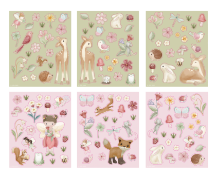 Sada se samolepkami Little Fairy Garden