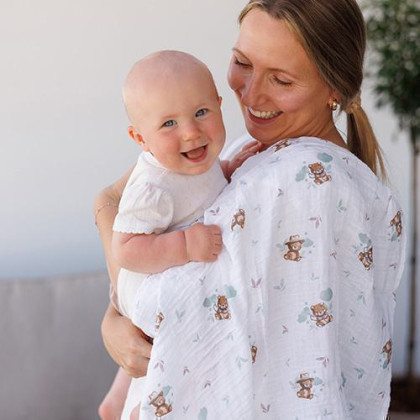 Mušelínové plenky Super Soft růžové 3 ks 70x70 cm BabyOno