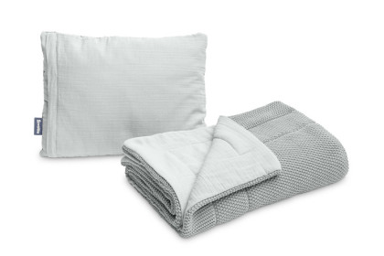 2D Pletený komplet nejen do dětské postýlky s mušelínem Sensillo