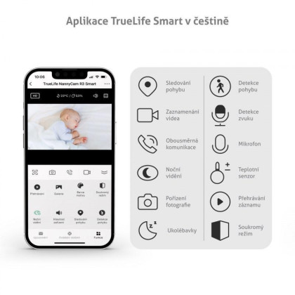 Chůvička TrueLife NannyCam R3 Smart