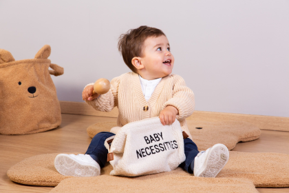 Koš na hračky Teddy Beige 40 x 40 x 40 cm Childhome