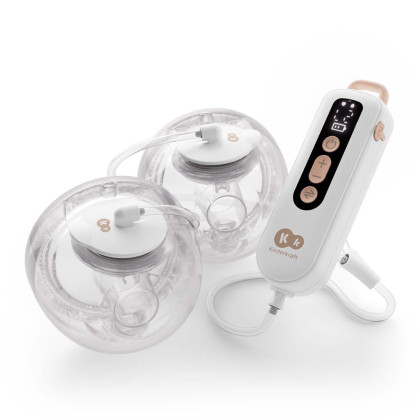 Odsávačka mateřského mléka Double Hands-free Gentle Flow Kinderkraft