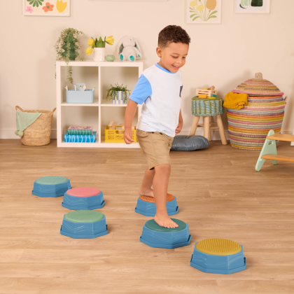 Balanční stupínky Balance & Hop 6 ks B-Toys