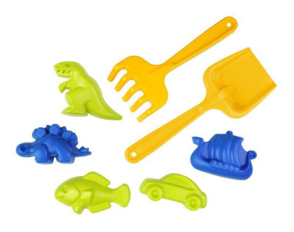 Pískový set s hraběmi a lopatkou 7 dílů