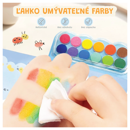 Kreativní kniha Malování prsty Život v lese Jarmelo