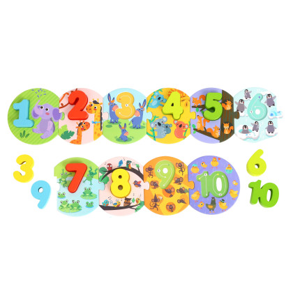 Puzzle Přiřaď čísla