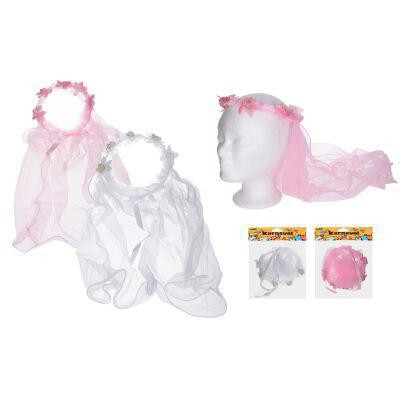 Set karneval - čelenka se závojem