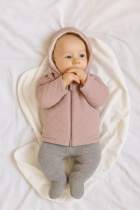 Zimní kabátek thermo Pudrová Baby Service