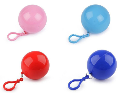 Pláštěnka jednorázová v kouli s karabinou