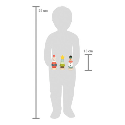 Vánoční a zimní skládací figurka 1 ks Small foot