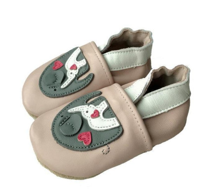 Kožené capáčky Barefoot Vel. XXL (2-3 roky) Hopi Hop