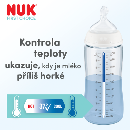 First Choice láhev s kontrolou teploty 150 ml Nuk