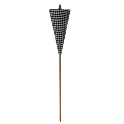Kornoutový maňásek Čarodějnice černá 60 cm 3v1
