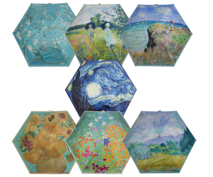 Dámský mini skládací deštník s pouzdrem