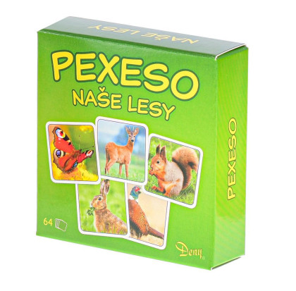 Pexeso Naše lesy 64 ks