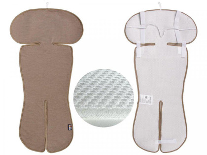 Vložka do autosedačky 9-36 merino 3D taupe